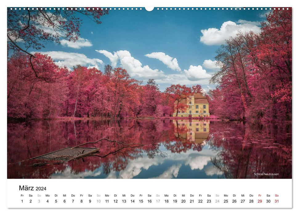 Lausitz through the infrared filter (CALVENDO wall calendar 2024) 