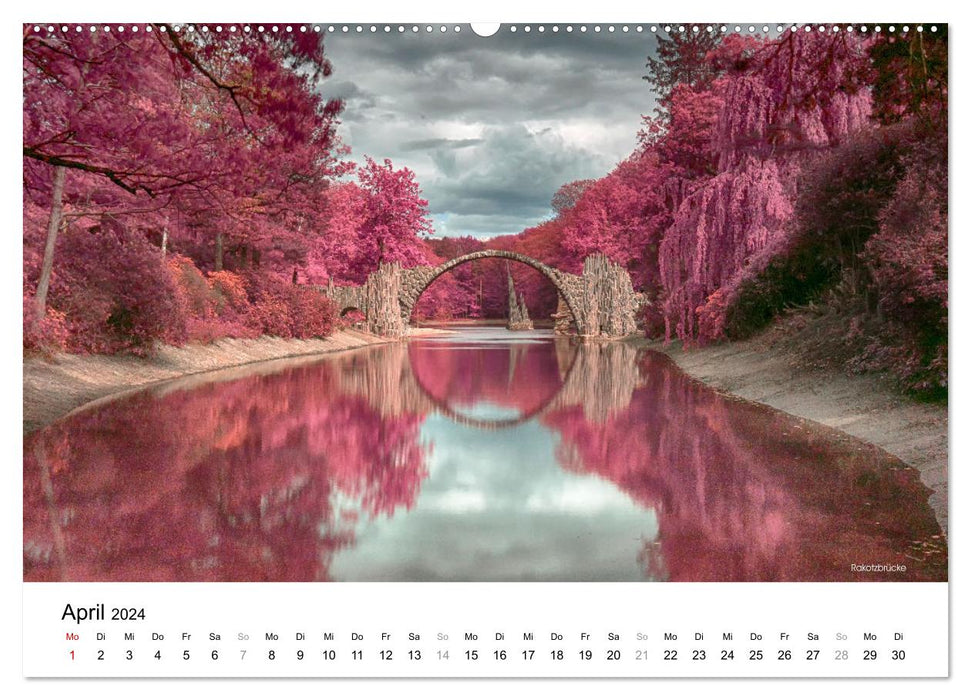 Lausitz through the infrared filter (CALVENDO wall calendar 2024) 