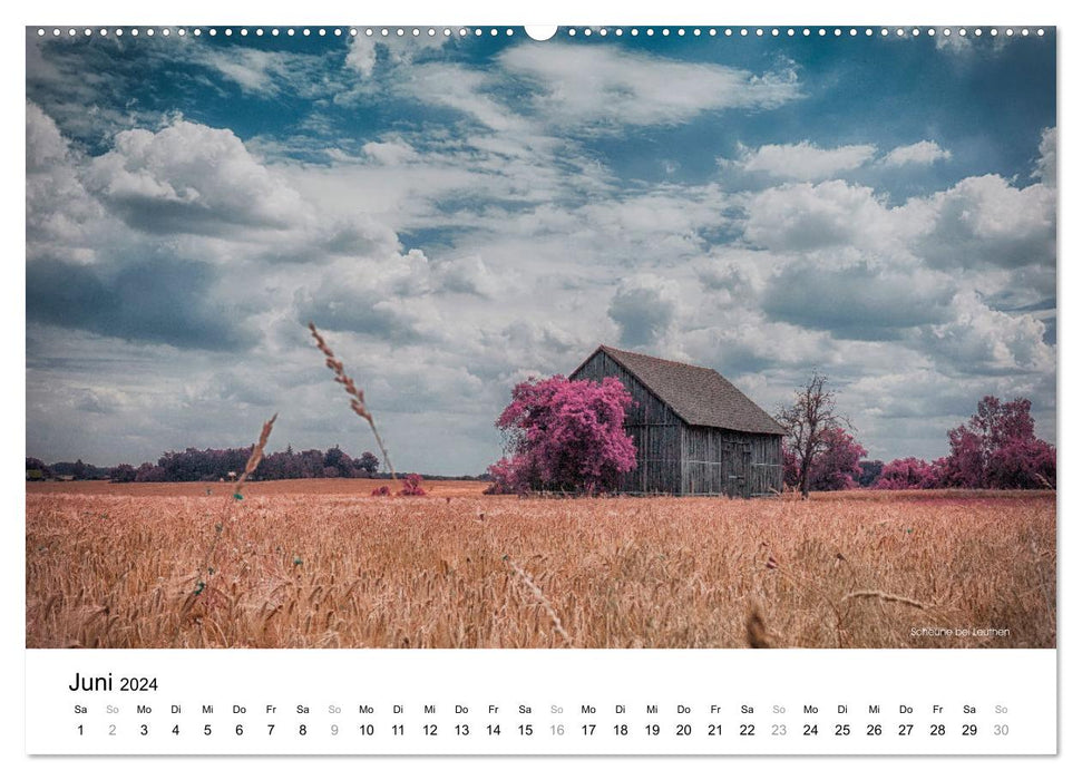 Lausitz through the infrared filter (CALVENDO wall calendar 2024) 