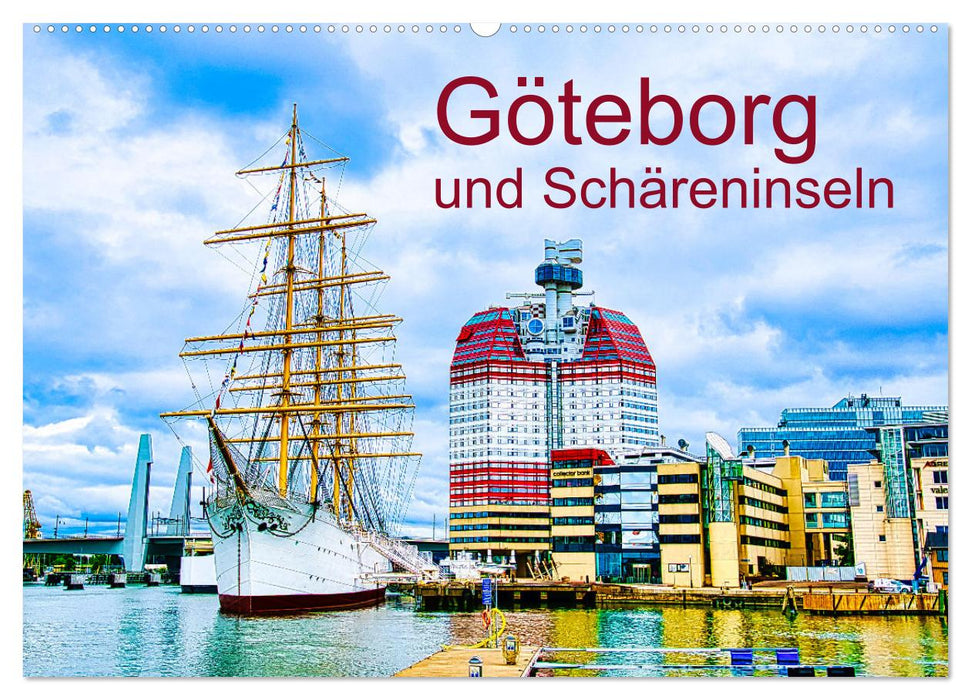 Göteborg et îles de l'archipel (calendrier mural CALVENDO 2024) 