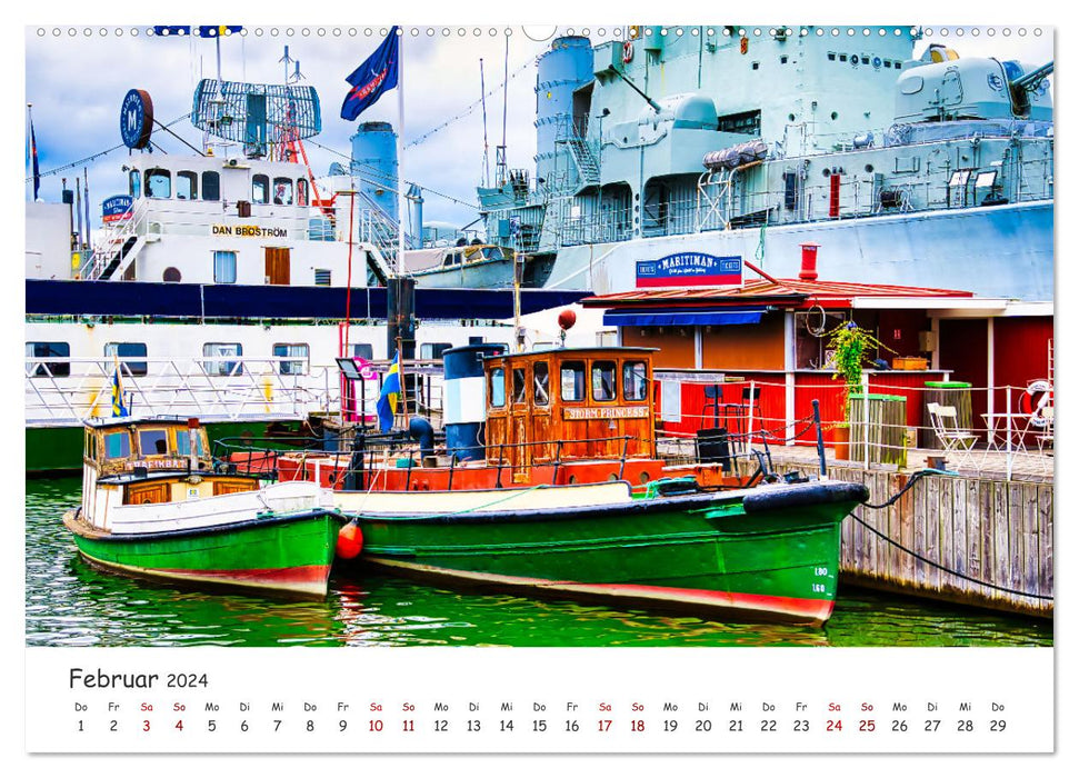 Gothenburg and archipelago islands (CALVENDO wall calendar 2024) 