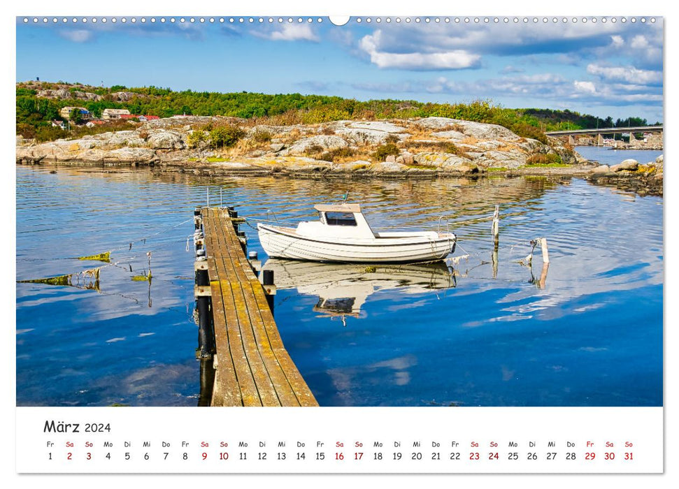 Göteborg et îles de l'archipel (calendrier mural CALVENDO 2024) 