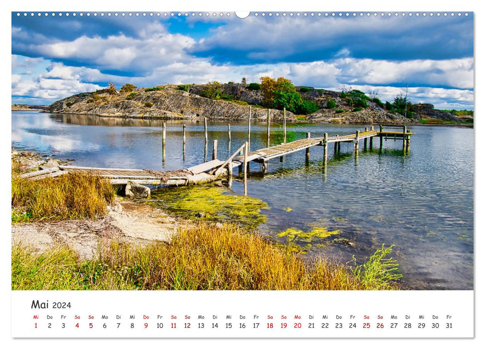 Göteborg et îles de l'archipel (calendrier mural CALVENDO 2024) 