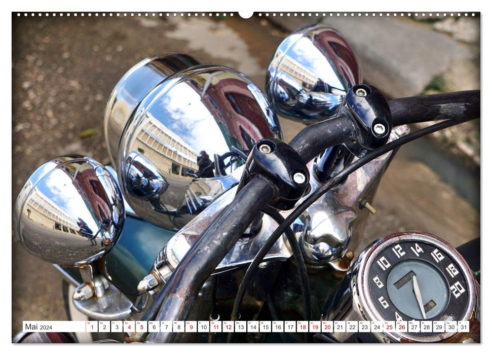 Harley-Davidson - A cult brand in Cuba (CALVENDO wall calendar 2024) 