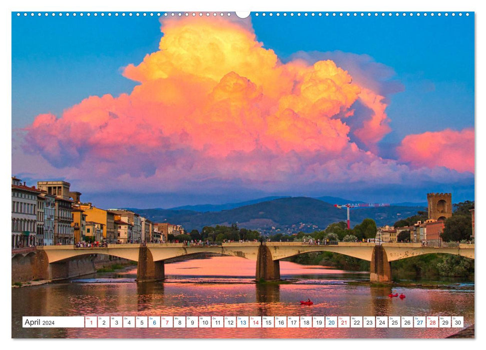 Wundervolles Florenz (CALVENDO Wandkalender 2024)