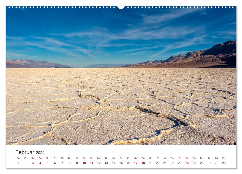 Death Valley - Der trockenste Nationalpark den USA. (CALVENDO Premium Wandkalender 2024)