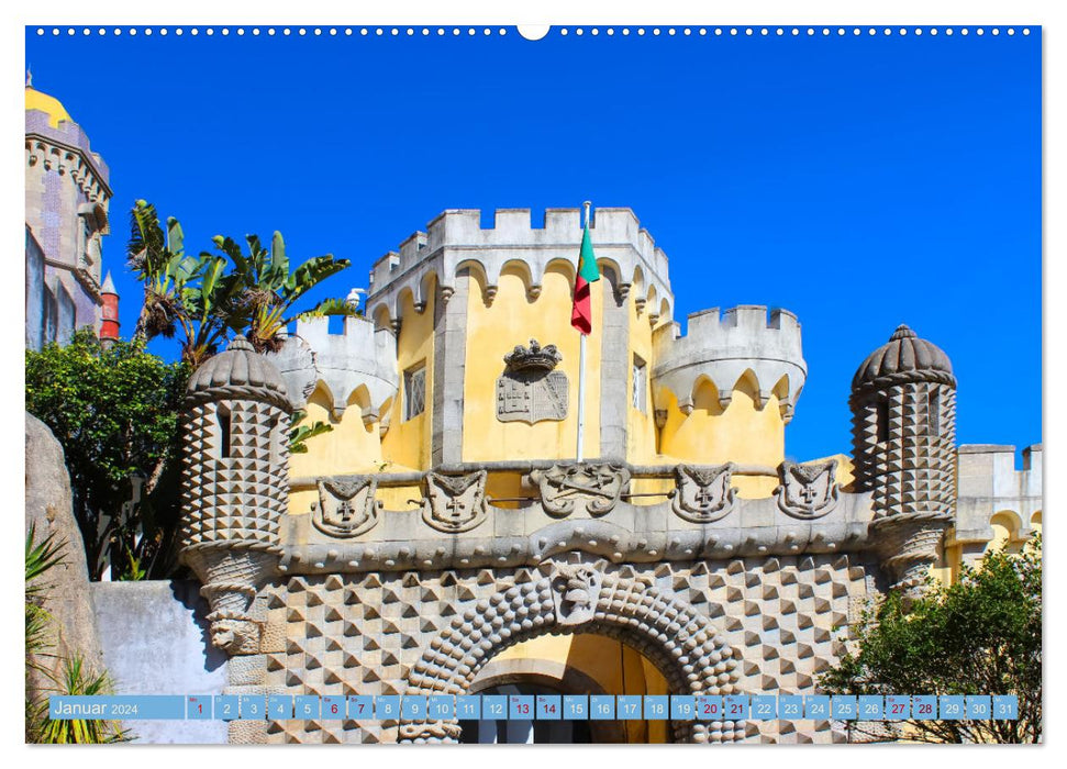 Sintra - La ville de conte de fées du Portugal (Calvendo Premium Wall Calendar 2024) 