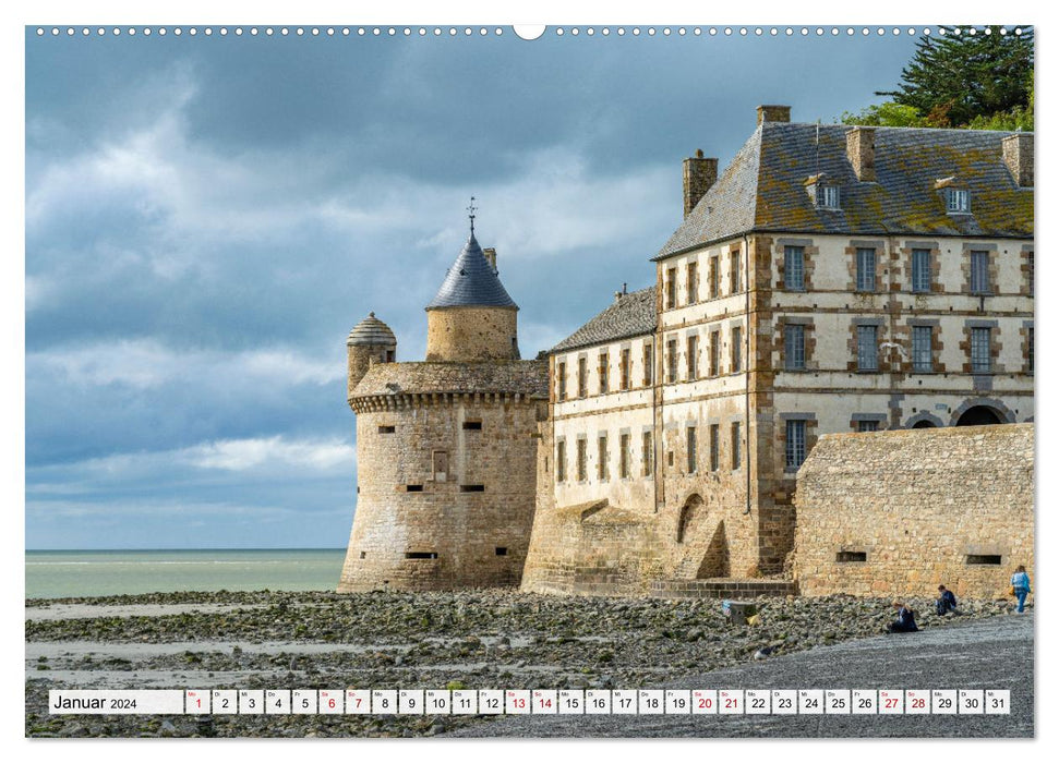 Welterbe Mont-Saint-Michel (CALVENDO Premium Wandkalender 2024)