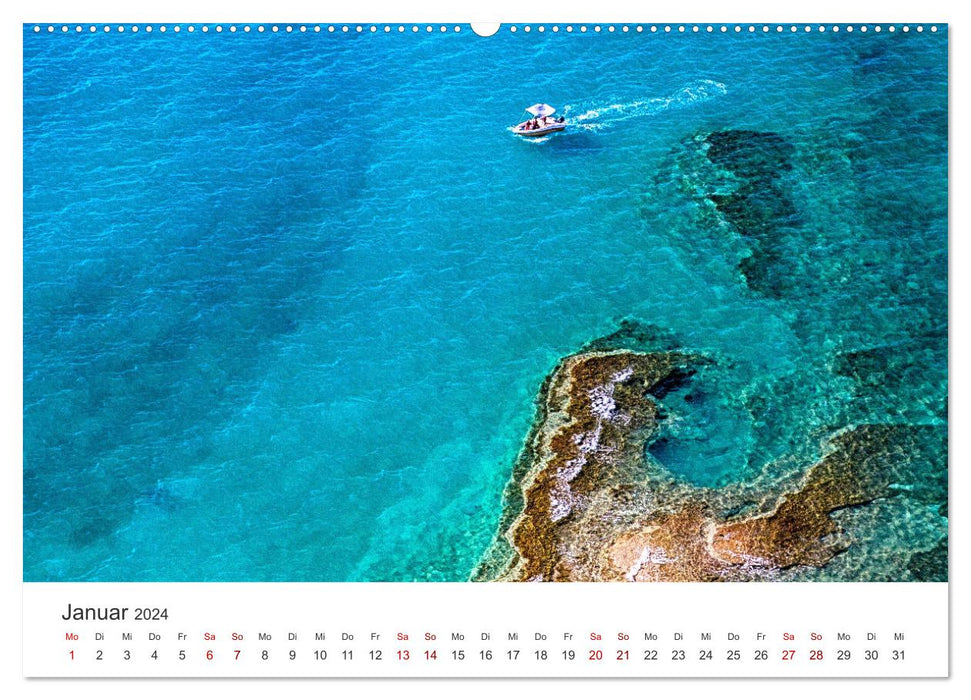 Corfou – L'île paradisiaque de la Méditerranée. (Calendrier mural CALVENDO Premium 2024) 