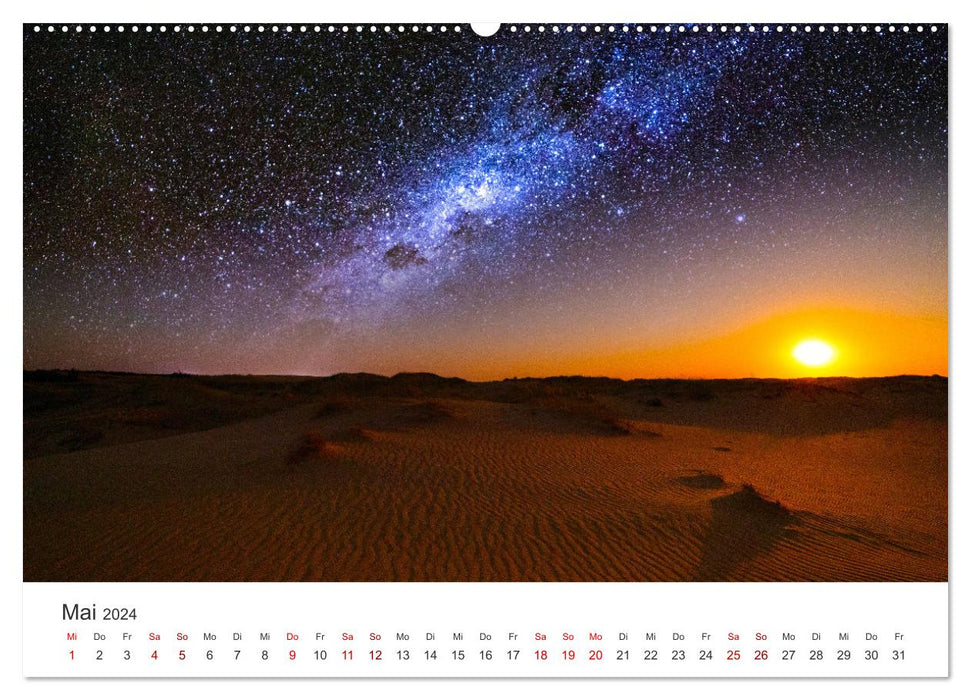 Sahara - Die größte Trockenwüste der Welt. (CALVENDO Wandkalender 2024)