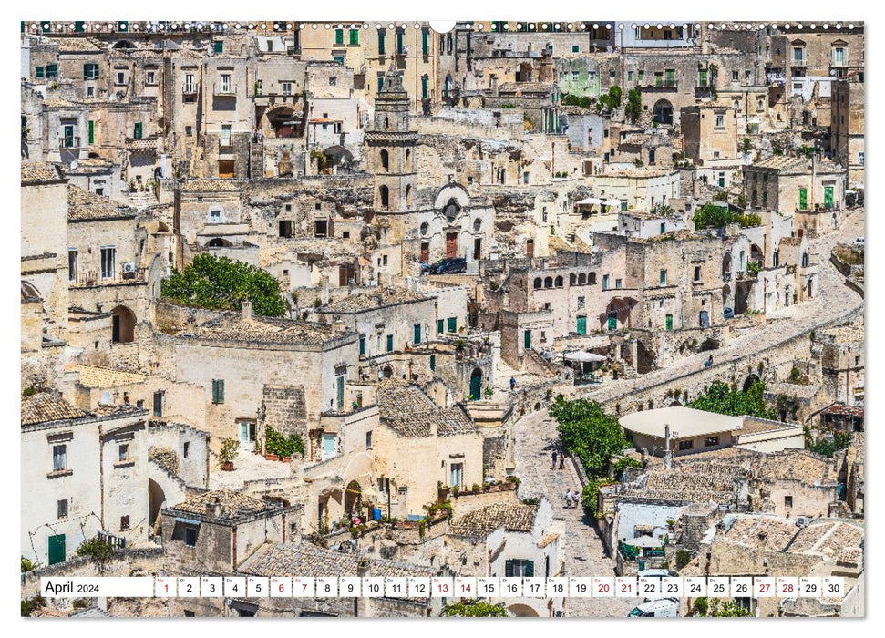 Matera - La ville des Sassi (Calendrier mural CALVENDO Premium 2024) 