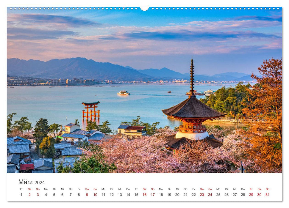 Japan - Im Land der aufgehenden Sonne. (CALVENDO Premium Wandkalender 2024)