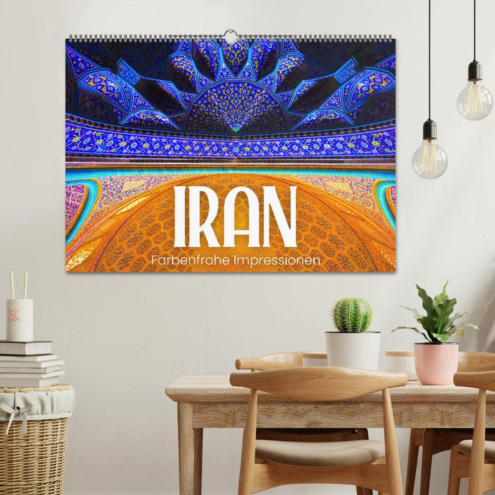 Iran - Farbenfrohe Impressionen (CALVENDO Wandkalender 2024)