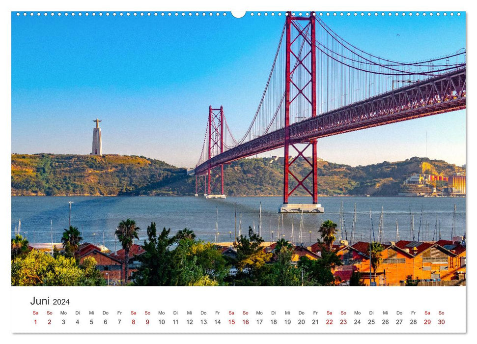 Lissabon - Portugals schöne Hauptstadt. (CALVENDO Wandkalender 2024)