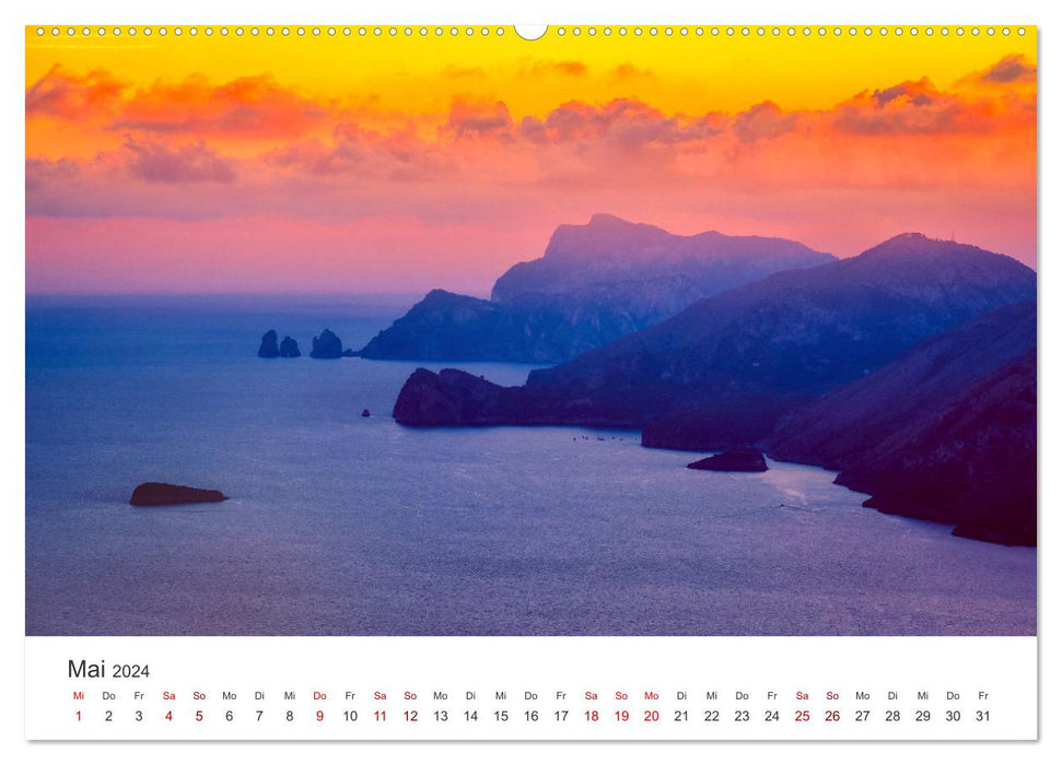 Amalfi Küste - Italiens wunderschöner Küstenabschnitt. (CALVENDO Wandkalender 2024)