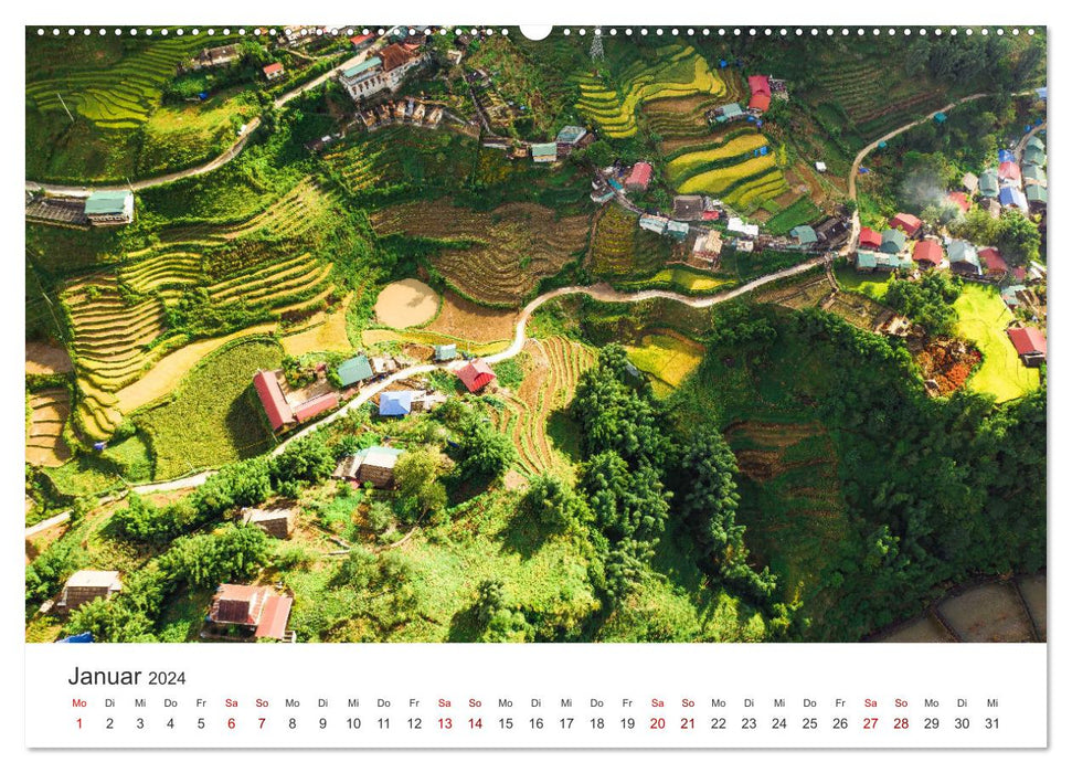 Vietnam - Das Land der Morgenröte. (CALVENDO Wandkalender 2024)