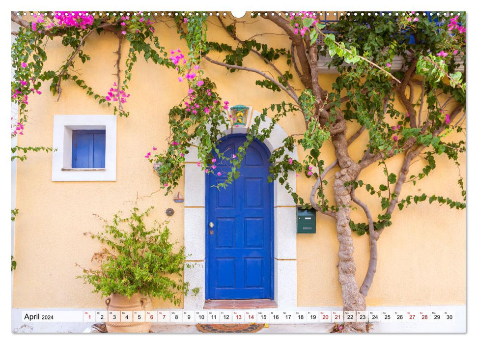 Griechische Inseln - Ein Jahr im Mittelmeer (CALVENDO Premium Wandkalender 2024)