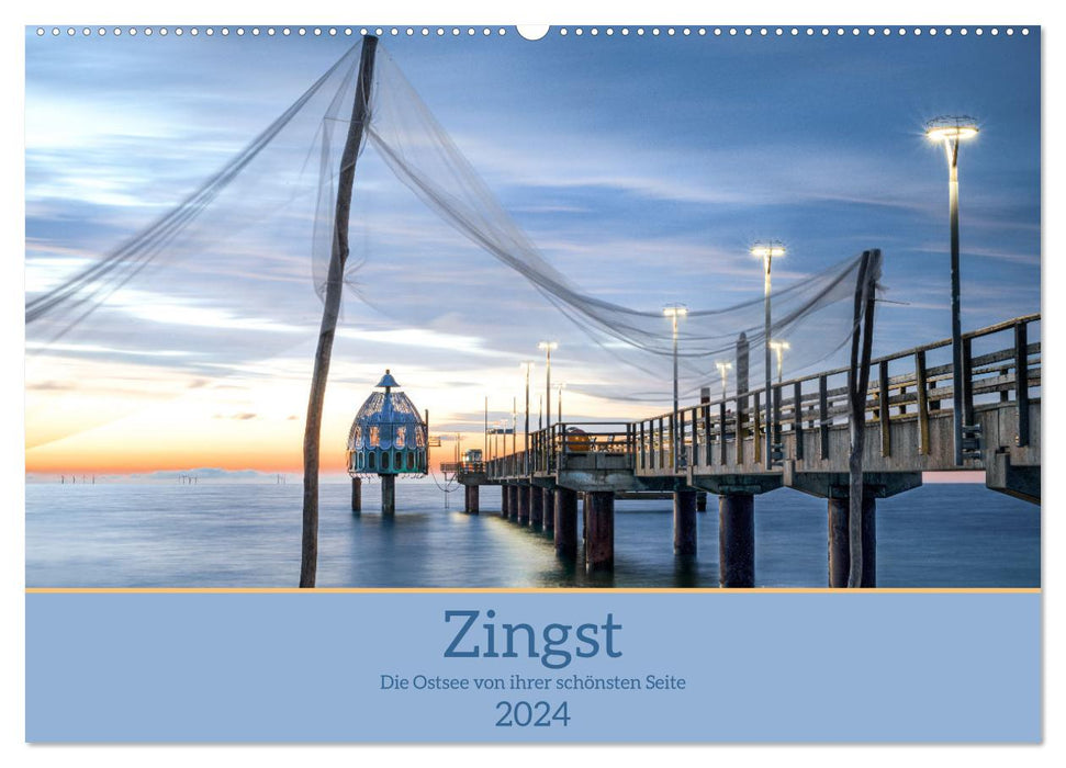Zingst - die Ostsee von ihrer schönsten Seite (CALVENDO Wandkalender 2024)