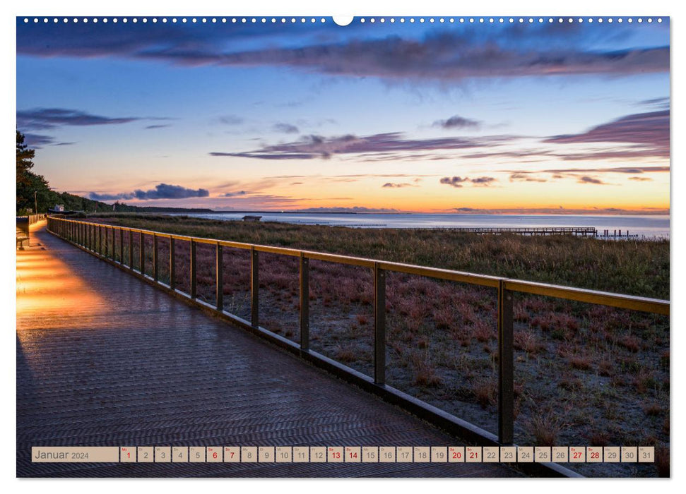 Zingst - die Ostsee von ihrer schönsten Seite (CALVENDO Wandkalender 2024)