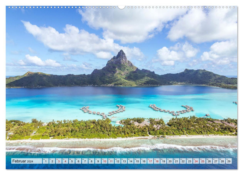 Südsee Inseln - Eine Reise ins Paradies (CALVENDO Premium Wandkalender 2024)