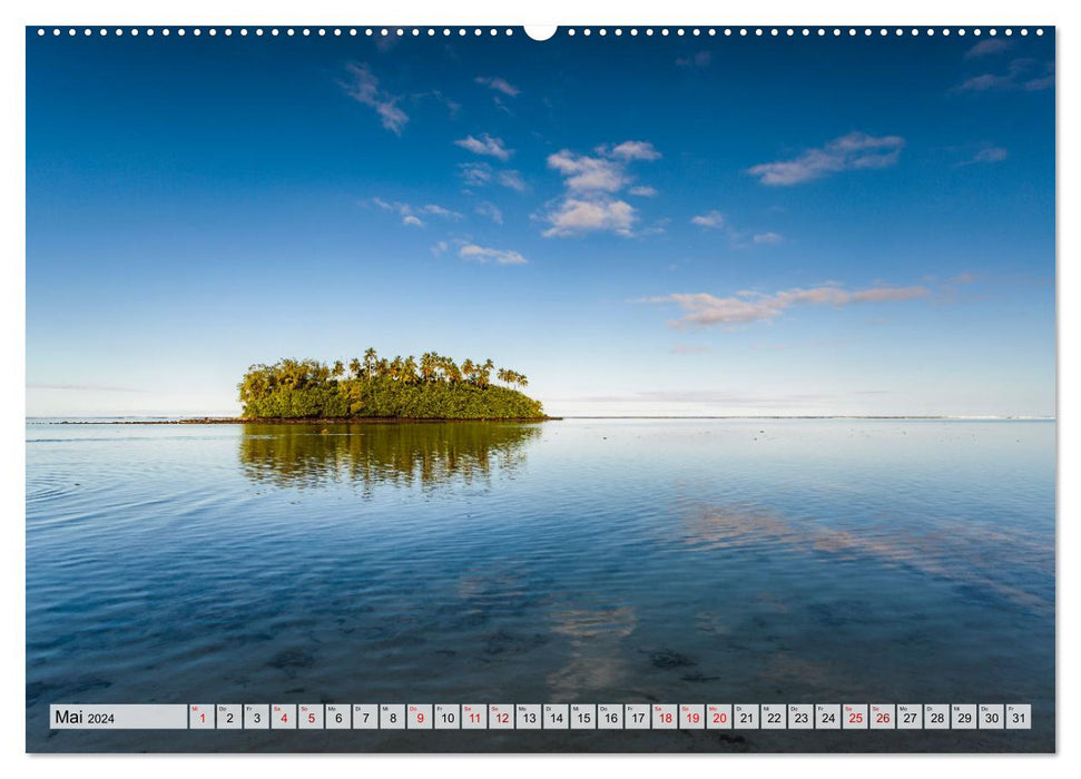 Îles des Mers du Sud - Un voyage au paradis (Calvendo Premium Wall Calendar 2024) 
