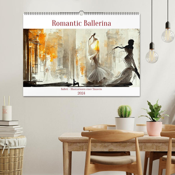 Romatic Ballerina (CALVENDO Wandkalender 2024)
