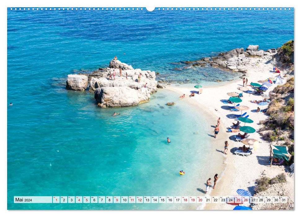 Îles grecques - Une année en Méditerranée (calendrier mural CALVENDO 2024) 