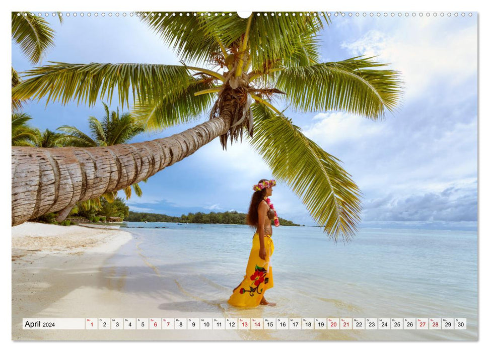 Südsee Inseln - Eine Reise ins Paradies (CALVENDO Wandkalender 2024)