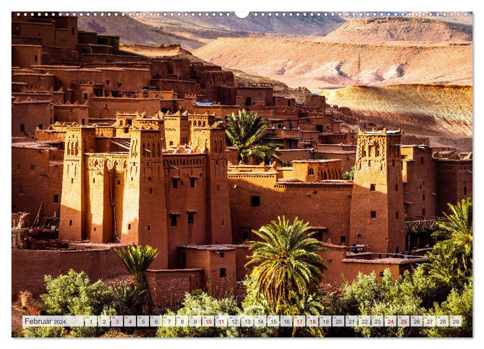 Marokko – Wahrzeichen und Kultur (CALVENDO Premium Wandkalender 2024)