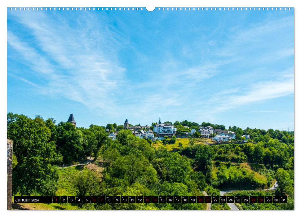 Blankenberg Burg und Stadt (CALVENDO Premium Wandkalender 2024)