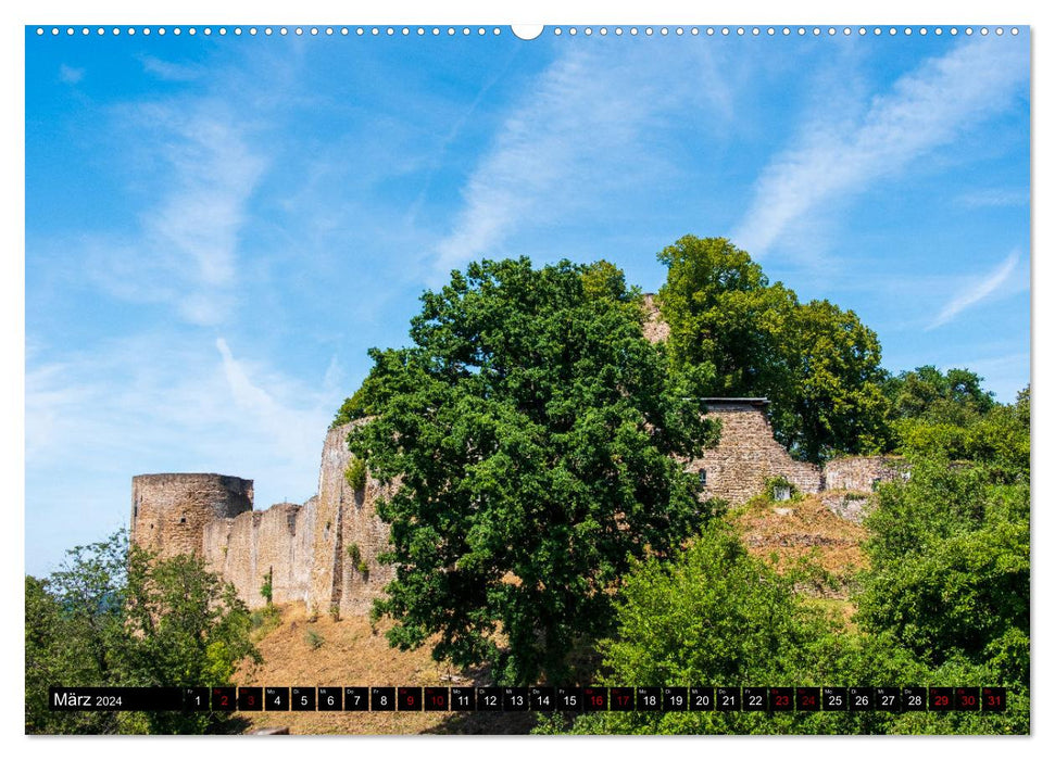 Château et ville de Blankenberg (Calvendo Premium Calendrier mural 2024) 