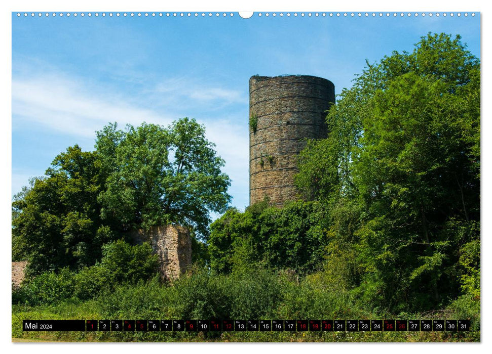 Blankenberg Burg und Stadt (CALVENDO Premium Wandkalender 2024)