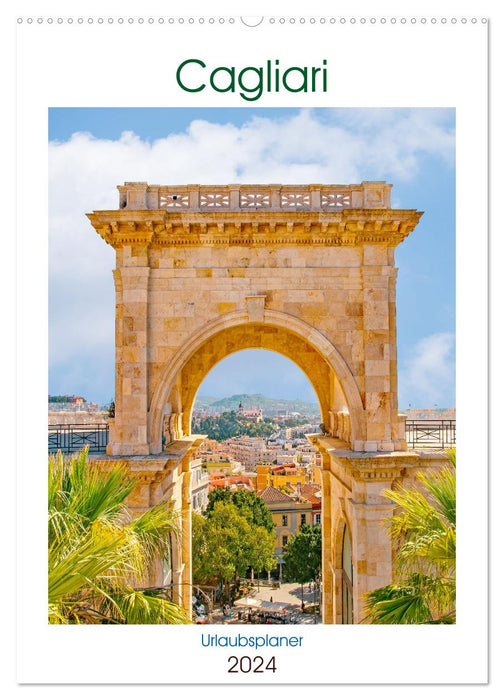 Cagliari - Holiday Planner (CALVENDO Wall Calendar 2024) 