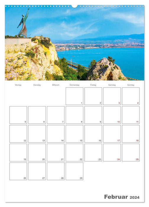 Cagliari - Urlaubsplaner (CALVENDO Wandkalender 2024)