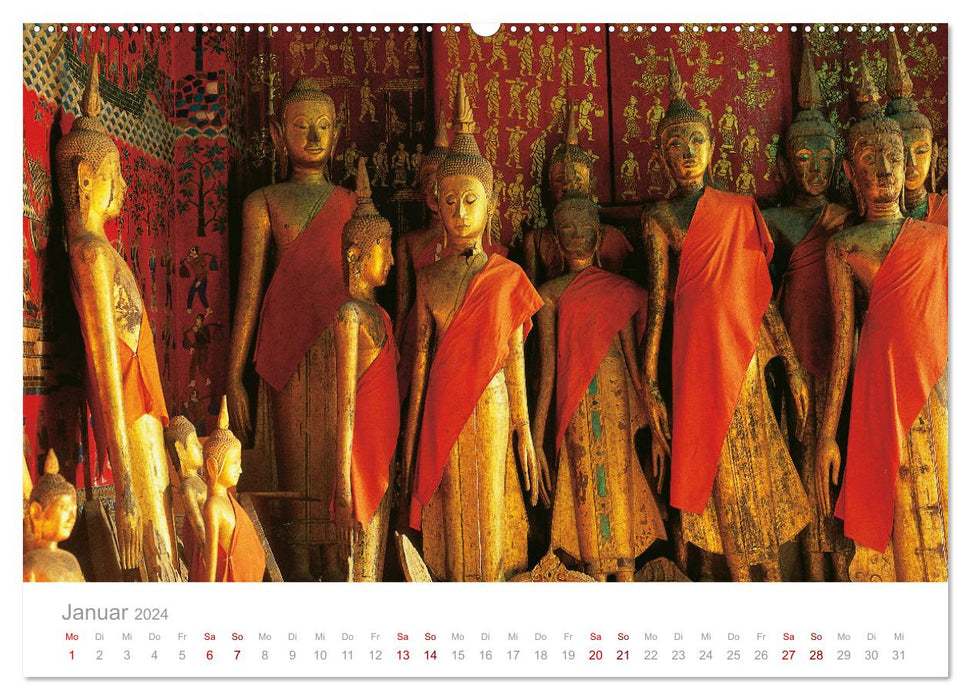 BUDDHA - Im Reich der Achtsamkeit (CALVENDO Wandkalender 2024)