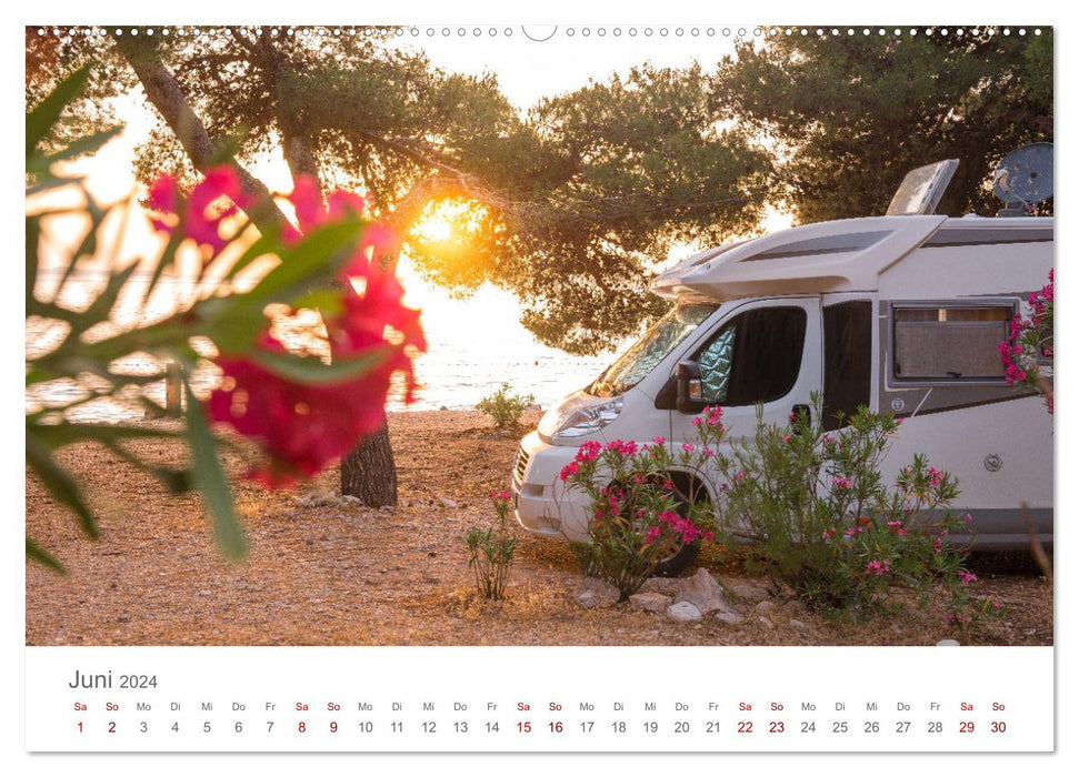 Adventure motorhome - camping, vanlife, road trips (CALVENDO wall calendar 2024) 