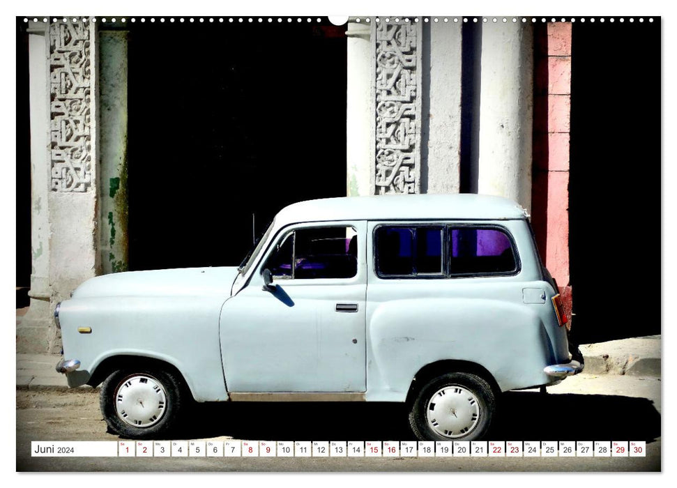 Auto-Legende Hillman - Eine britische Traditionsmarke in Kuba (CALVENDO Premium Wandkalender 2024)
