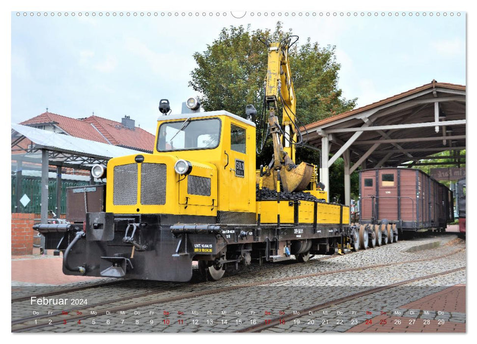 Diesel locomotives (CALVENDO Premium Wall Calendar 2024) 