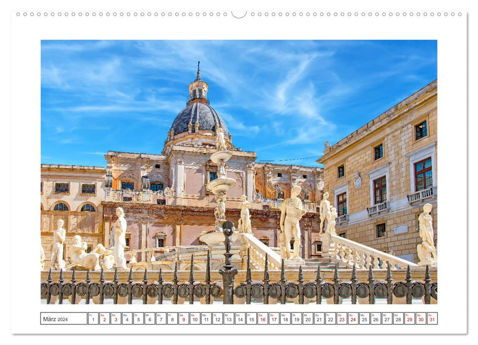 Out and about in Palermo (CALVENDO wall calendar 2024) 