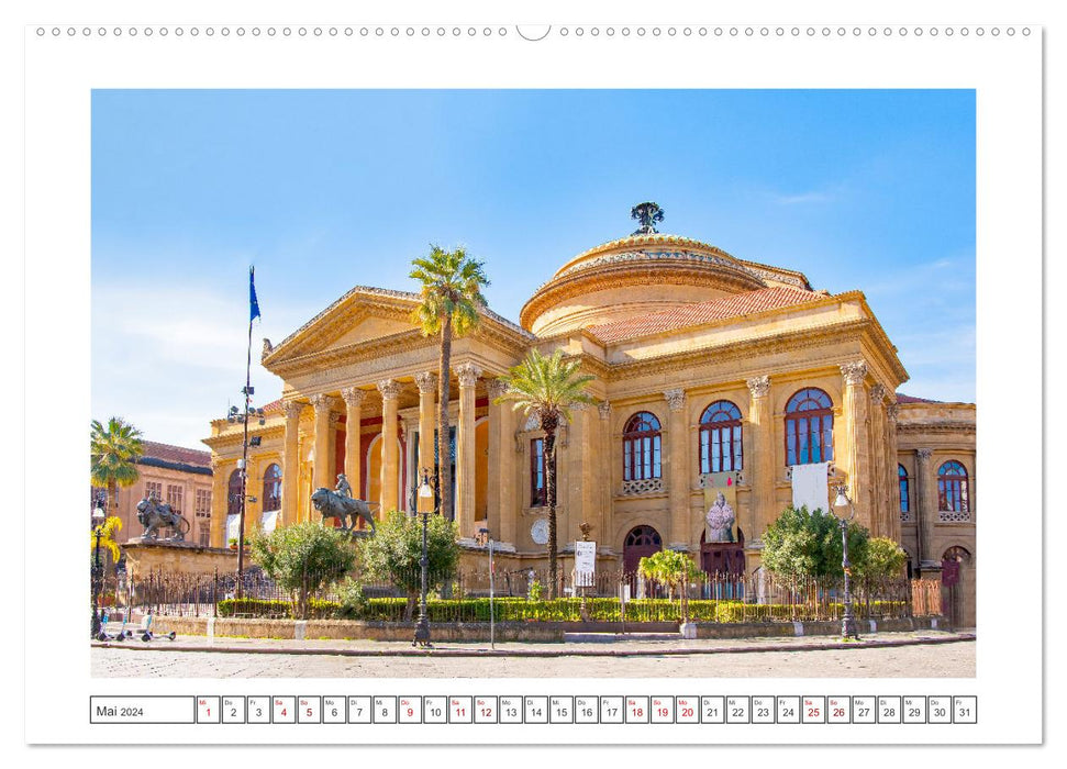 Unterwegs in Palermo (CALVENDO Wandkalender 2024)