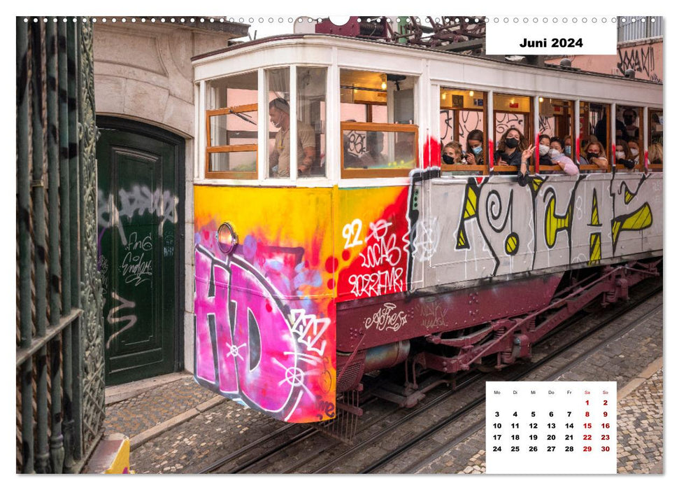 Lisbon - A metropolis that could hardly be more diverse. (CALVENDO Premium Wall Calendar 2024) 