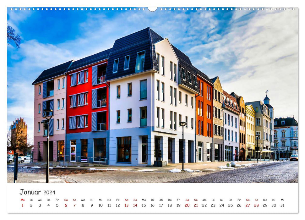 Anklam and surroundings (CALVENDO Premium Wall Calendar 2024) 