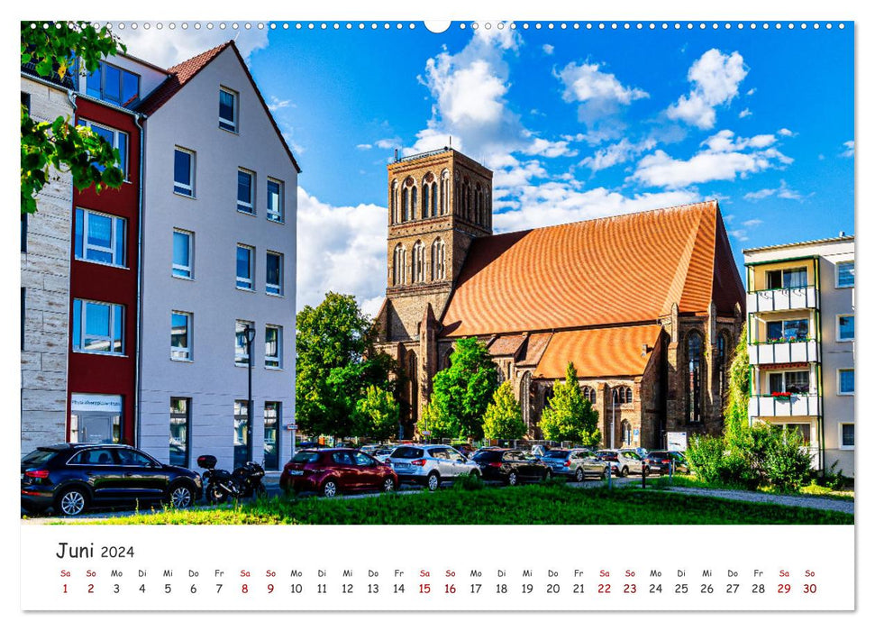 Anklam and surroundings (CALVENDO Premium Wall Calendar 2024) 