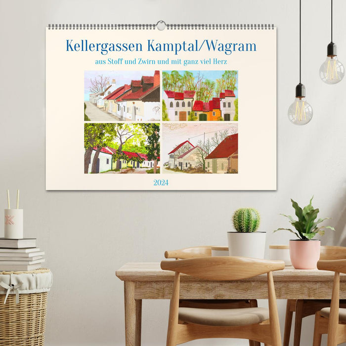 Wagramer Kellergassen (CALVENDO wall calendar 2024) 
