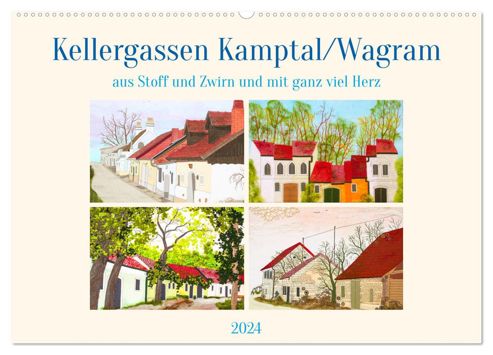 Wagramer Kellergassen (CALVENDO Wandkalender 2024)