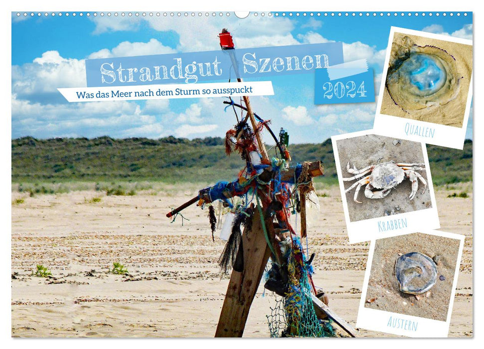 Flotsam and jetsam scenes (CALVENDO wall calendar 2024) 