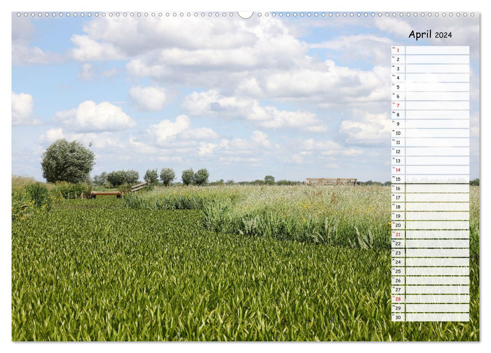 Boat and Bike Tour Südholland Geburtstagskalender (CALVENDO Premium Wandkalender 2024)