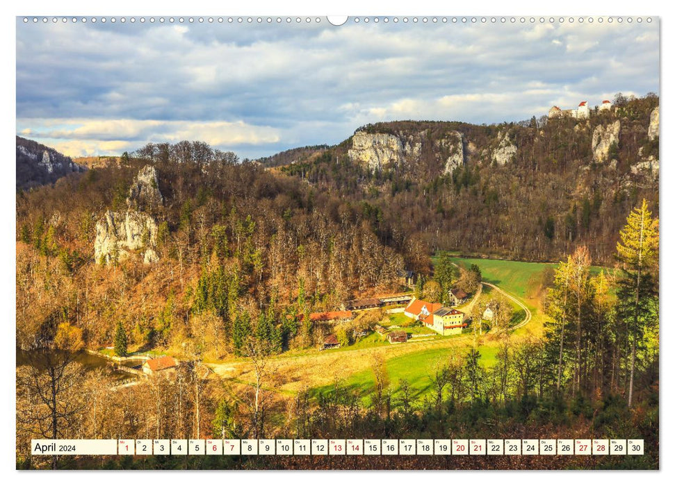 Upper Danube Nature Park (CALVENDO Premium Wall Calendar 2024) 