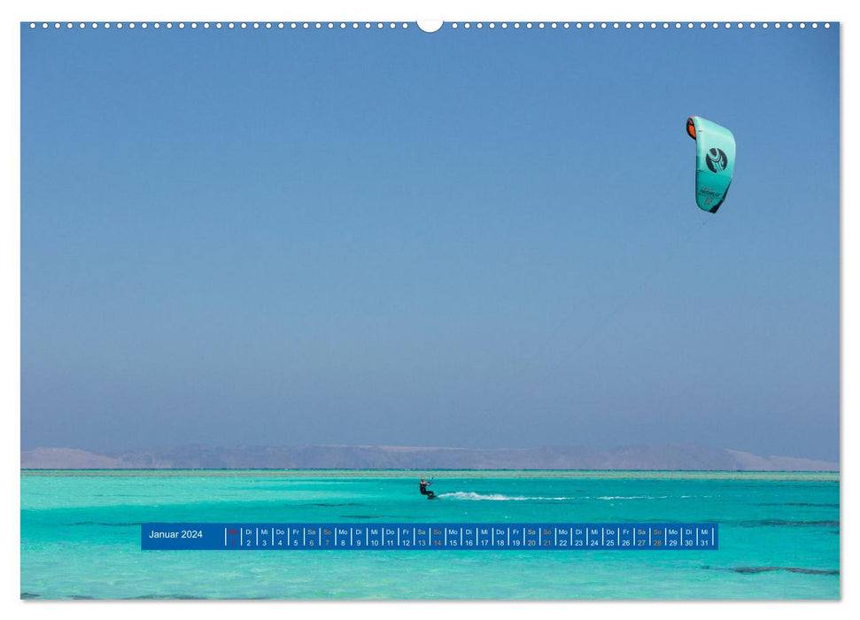 Kite Boarding El Gouna (CALVENDO Premium Wandkalender 2024)