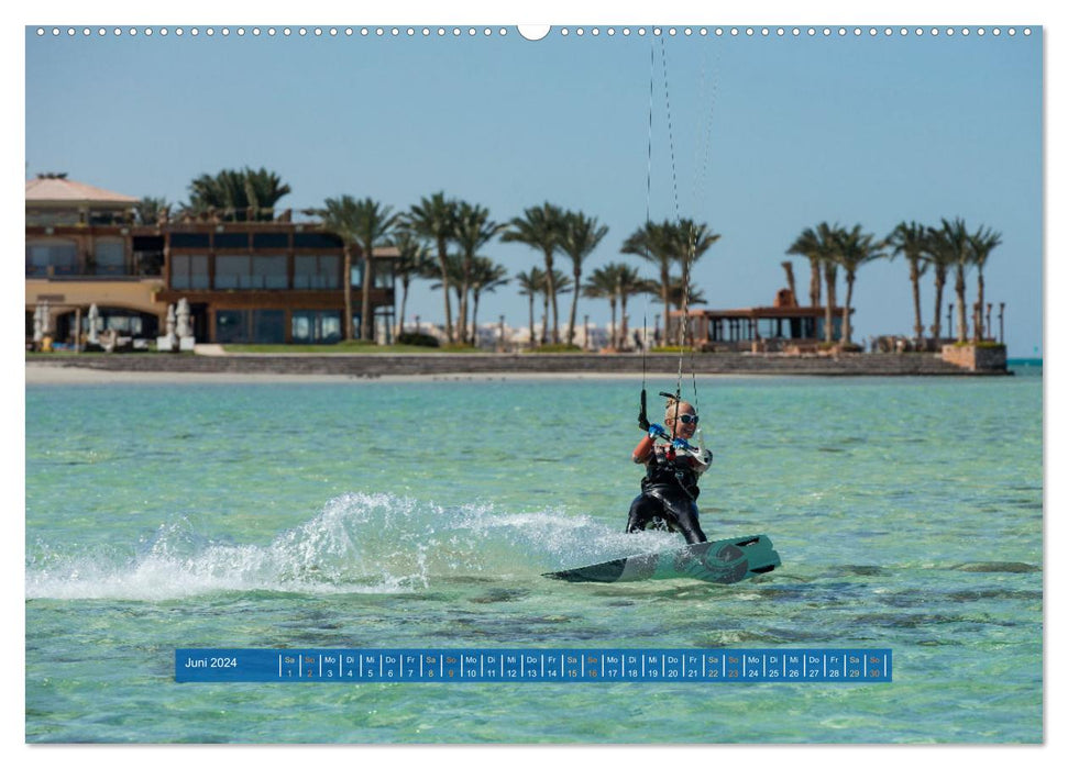 Kite Boarding El Gouna (CALVENDO Premium Wall Calendar 2024) 
